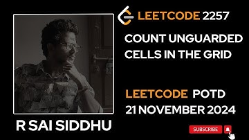 LEETCODE 2257 | COUNT UNGUARDED CELLS IN THE GRID | LEETCODE