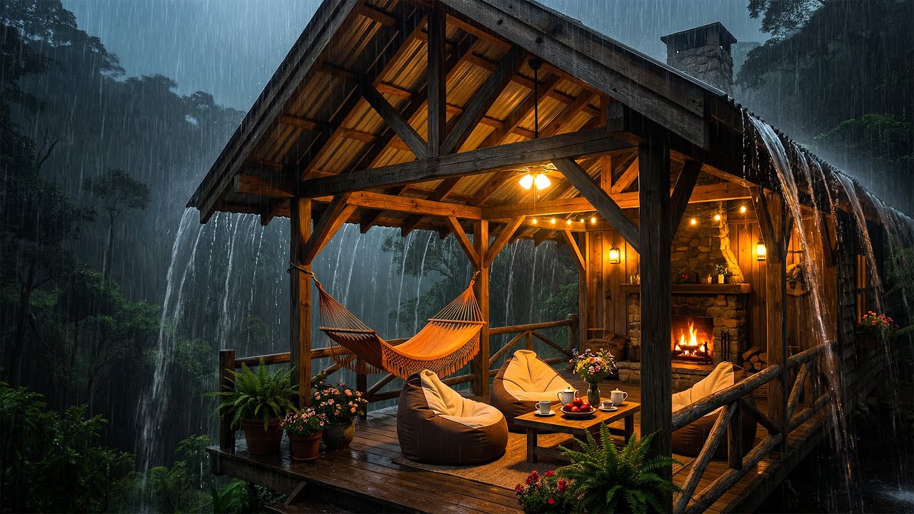 Night Forest Rain 🌲 Soft Piano Music for Sleep, Meditation & Inner Peace