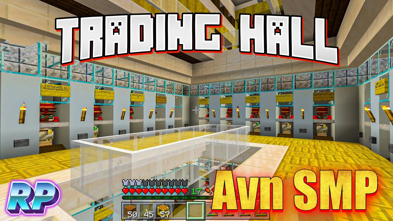 Building Trading Hall In RP Avn SMP DAY 5 #minecraft #avncaptain - YouTube