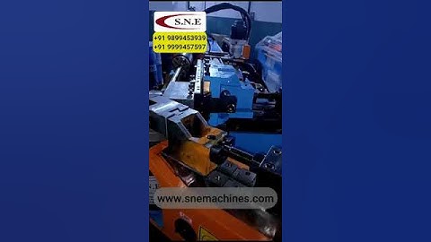 CNC PIPE BENDING MACHINE MADE BY SNE. FOR MORE DETAILS CALL US ON 9899453939, 9999457597