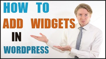 How to add widgets in Wordpress - Sidebar and Footer 2016