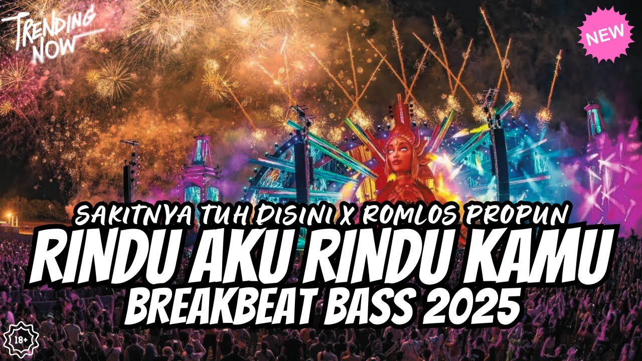 DJ RINDU AKU RINDU KAMU X SAKITNYA TUH DISINI BREAKBEAT VIRAL TIKTOK - DJ BREAKBEAT FULL BASS 2025