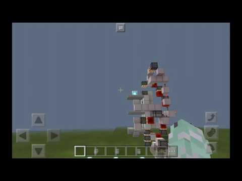 【minecraftPE】暇つぶしに作ったピストンエレベーター