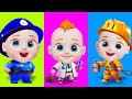 Jobs song for kids  what do you wanna be  nursery rhymes  kids songs  kindergarten
