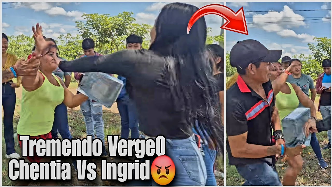 Chentia Brincaba Como Chiguagua/se pelea con ingrid por el pepino de trucha