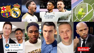 Famous Reaction On Jude Bellingham last Minute Winning Goal | Real Madrid Vs Barcelona 3-2 Reaction