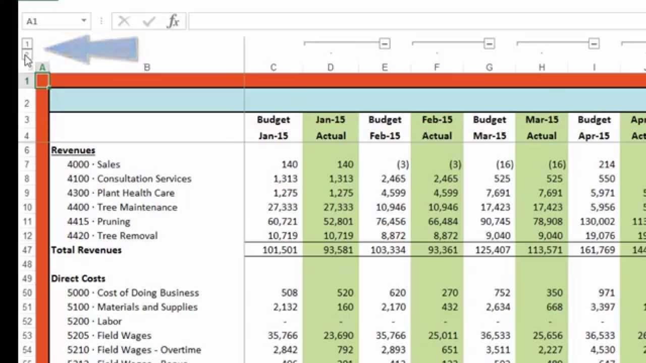 How To Create A Budget Vs Actual Chart In Excel Free Printable Worksheet