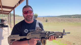 Mk46\/ M249 SAW Full auto 100 round belt dump | PART 1