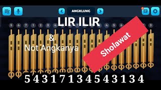 TUTORIAL ANGKLUNG - Lir Ilir | Sholawat | Not Angka