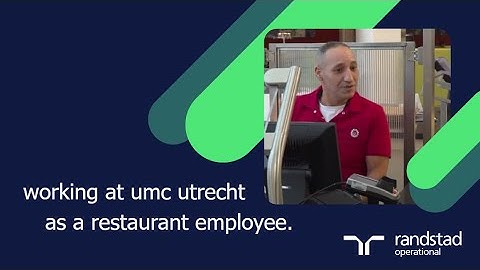 working as a restaurant employee at umc utrecht