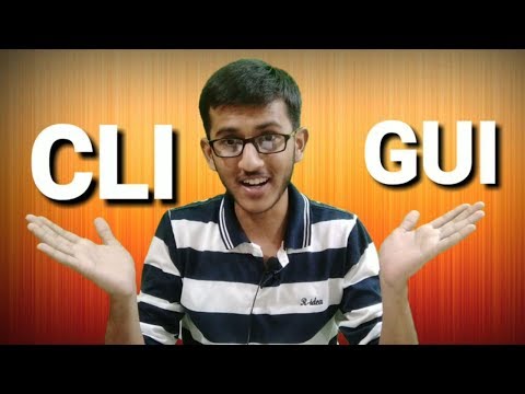 Graphical Interface  vs Command Line Interface | explained (hindi)
