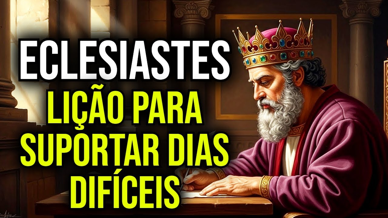 🕊️ ECLESIASTES E A LIÇÃO DE VIDA QUE AJUDA A SUPORTAR OS DIAS DIFÍCEIS