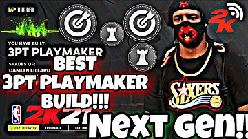 NEW* NBA 2K21 NEXTGEN BEST RARE BUILD 3PT PLAYMAKER!! CONTACT DUNKS 95 3PT SPEEDBOOST MUST WATCH!!!