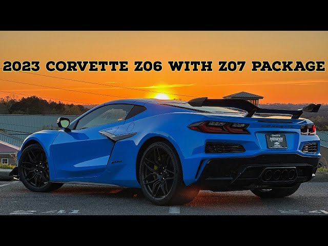 Just picked up my 2023 Corvette Z06 with the Z07 package. This