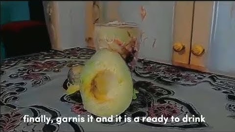 How to Make Avocado Juice, Procedure Text || The 9th C Grade Students