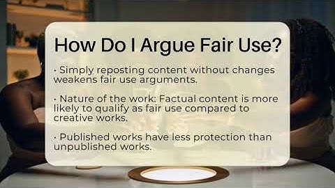 How Do I Argue Fair Use? - Everyday-Networking
