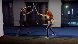 Double Cutlass Fight - Aubrey & Jayme