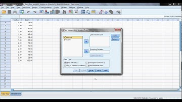 Nonparametric Statistics by Corder/Foreman C4 Compare 2 Unrelated samples with SPSS