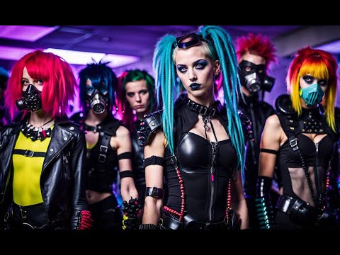 BEAUTIFUL CYBERGOTH GIRLS 90