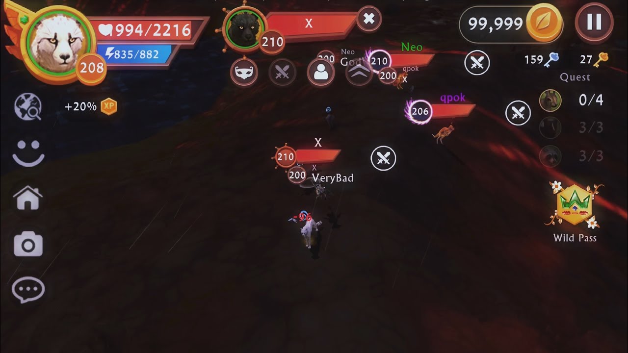 [WildCraft] War vs KOF and Shadow || 2/2 || Battle Arena