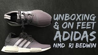 Adidas NMD_R1 Bedwin 'Grey' | UNBOXING & ON FEET | fashion shoes | 2016 | HD