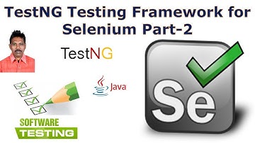 Selenium Tutorial For Beginners 35TestNG Testing Framework for Selenium Part-2|G C Reddy|