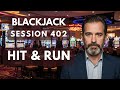 Session 402 - Blackjack Tutorial Video Using D'Alembert Progression = Bankroll: 1000 Units