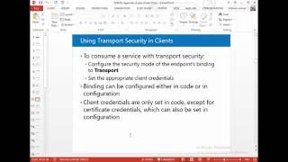 2 WCF Security Transport Introduction
