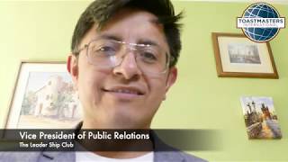 Club Elections - Vice President Of Public Relations At The Leader Ship Club