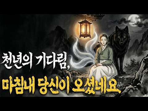 천 년을 기다린 구미호의 사랑 | 조선 고갯길 주막의 비밀 | 등잔불 야담 #조선야담 #구미호 야담 | 옛이야기 | 설화 | 민담