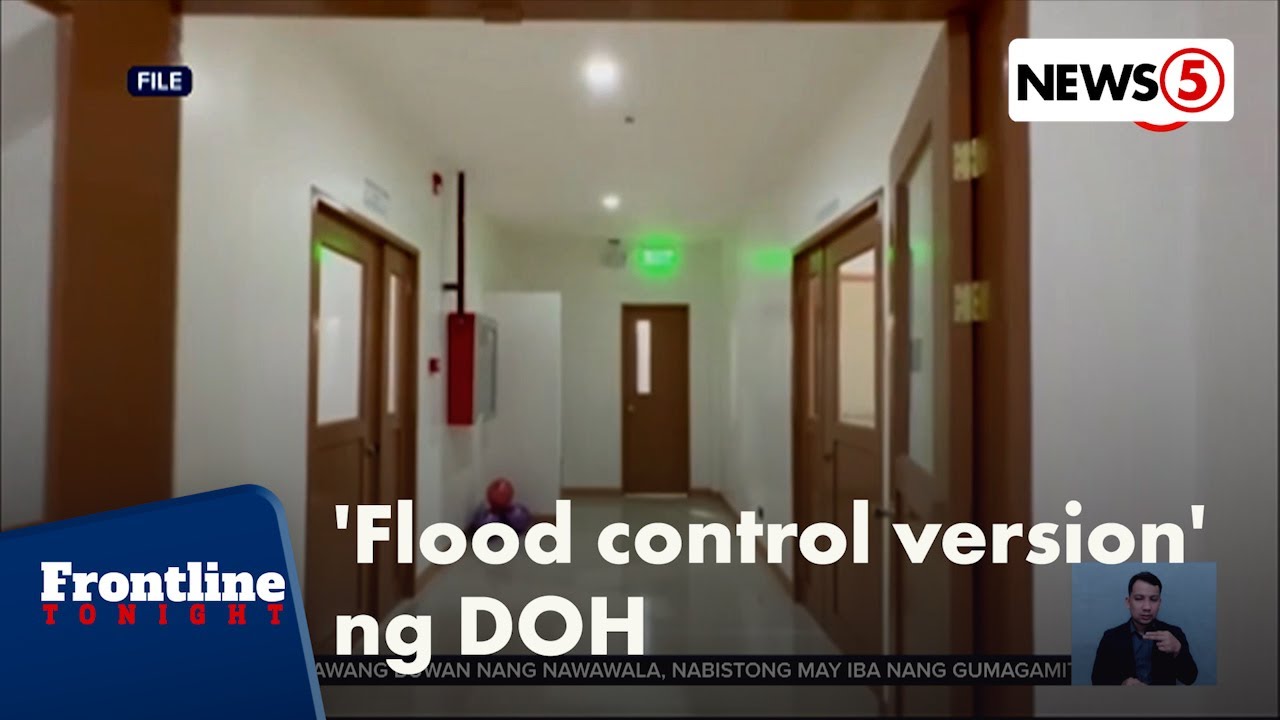 'Flood control version' ng DOH, kinuwestyon; 400 sa 600 health centers, 'di nagagamit