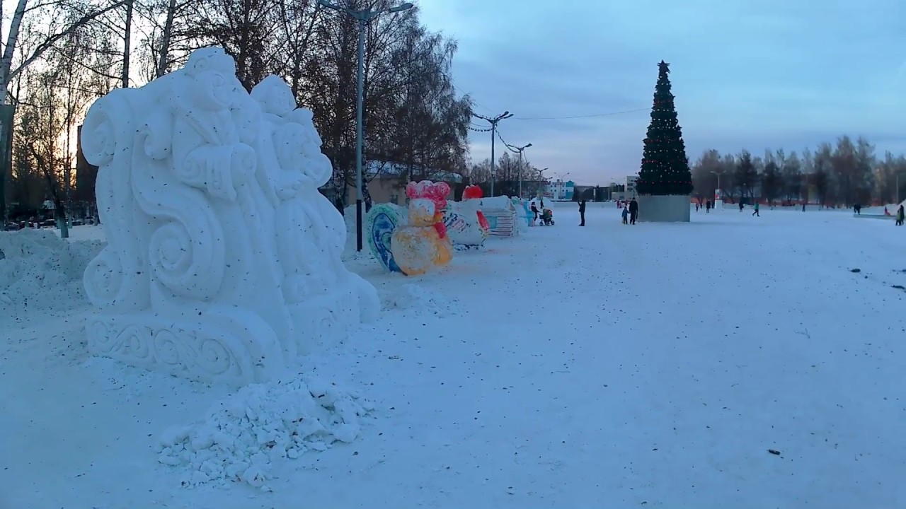 Скульптры из снега, Тест видео на закате V3 4K WiFi Sport Camera