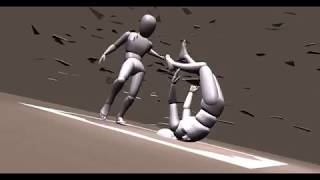 Axe Kick into the ground test