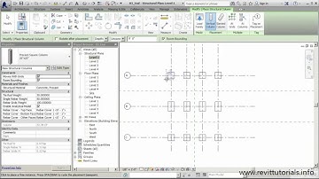 Modeling Precast Concrete Structures in Revit #3 - Modeling Rectangular Concret Columns