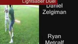 Lightsaber Duel rotoscoping test footage