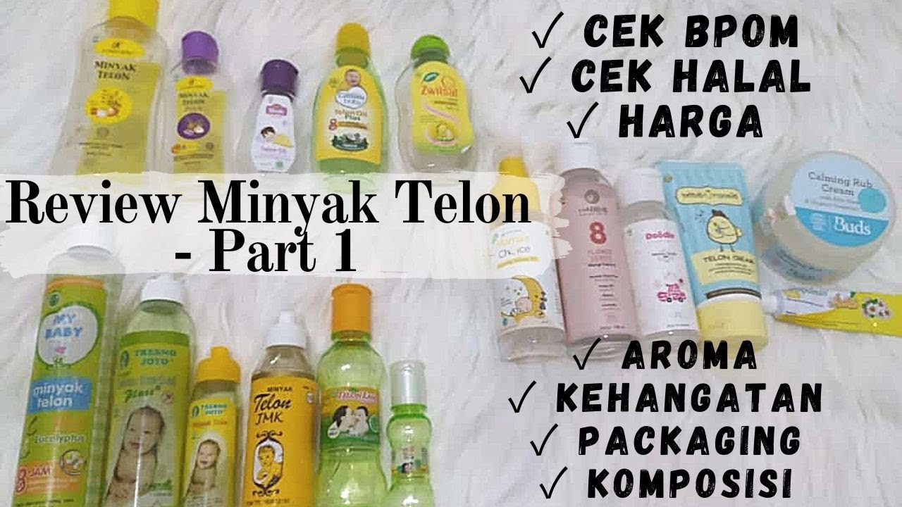 Review Minyak Telon Bayi - Part 1 (Konicare, My Baby, Tresno Joyo ...