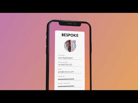 BESPOKE Website Prototype Showcase