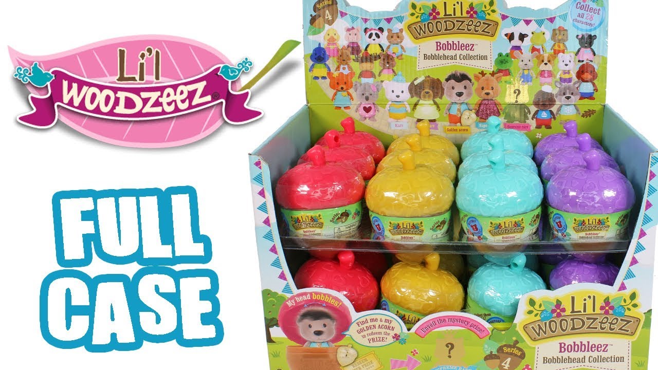 Li'l Woodzeez Bobbleheads Series 4 Blind Box Full Case Unboxing