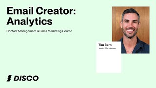 DISCO Email Creator Campaign Analytics
