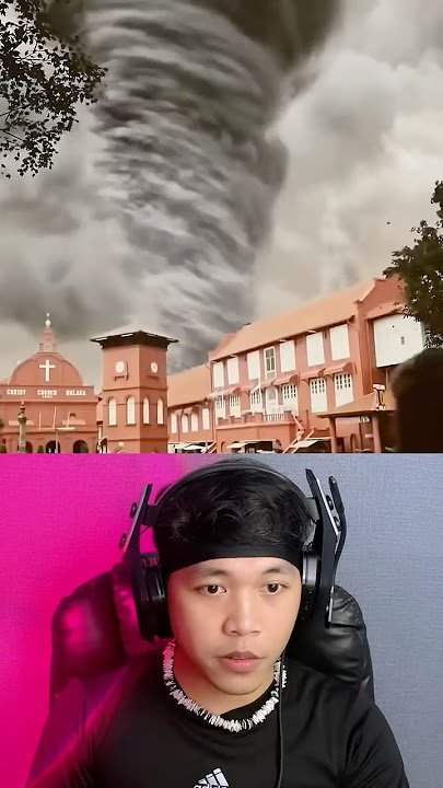 Penampakan Angin Tornado Api Terbesar Di Dunia 😱 #shorts