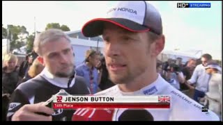 Information F1 2016 Australia - Jenson Button  Post Race Interview Guide