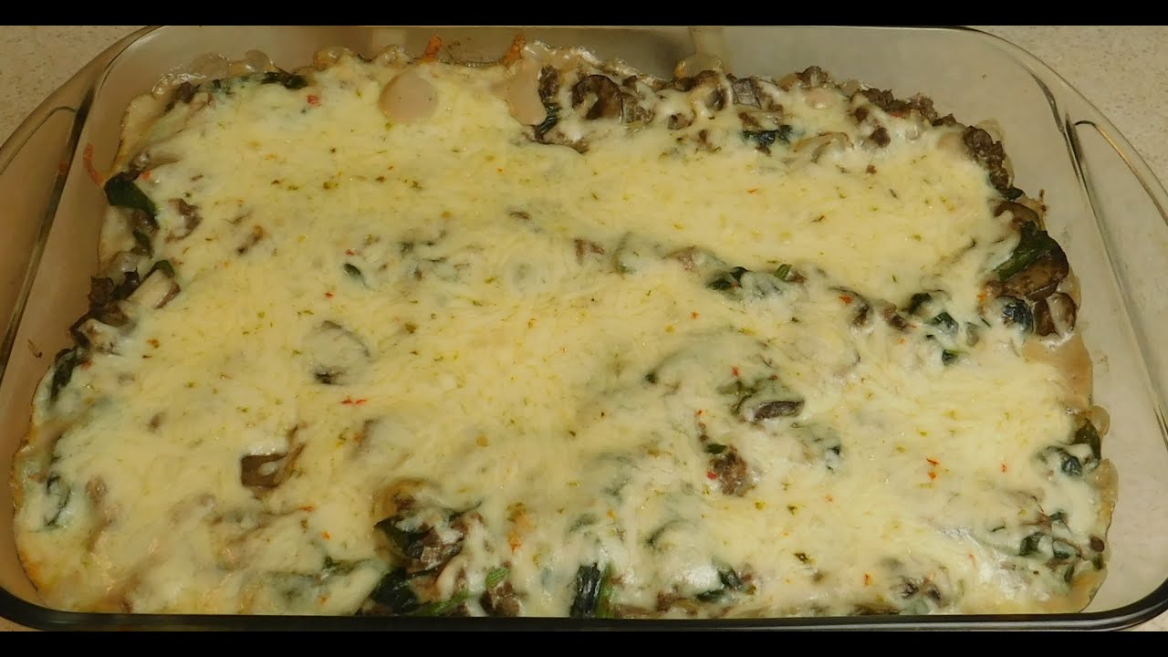Beef And Spinach Casserole YouTube