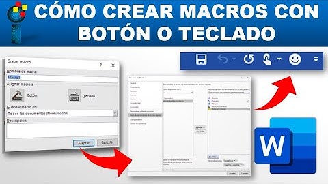 CÓMO HACER MACROS EN WORD