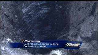 Central Florida sinkhole leaks contaminated water Massive Sinkhole Allows Contaminated Water To Flow Into Floridan Aquifer
