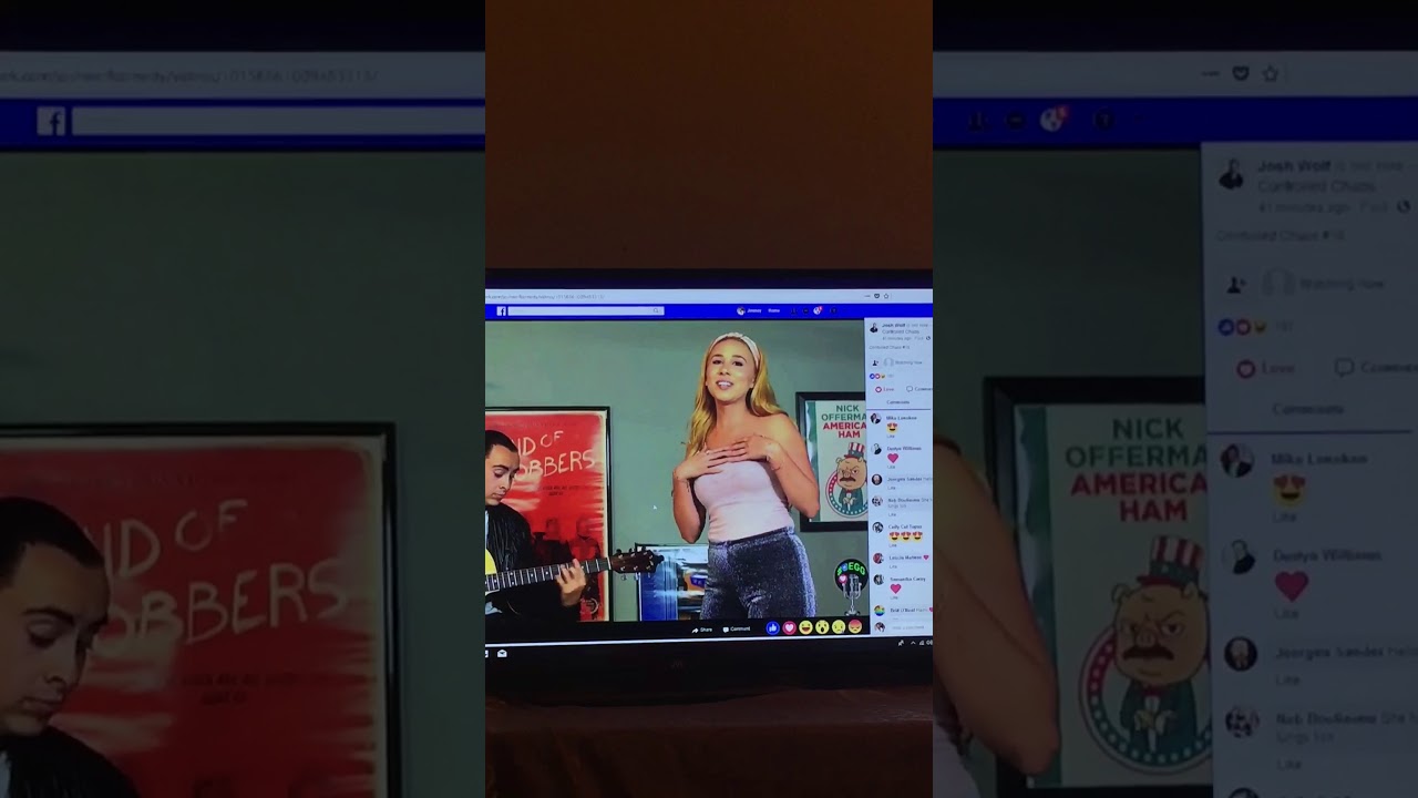 Last kiss goodbye - Haley Reinhart live debut on Josh Wolf Comedy