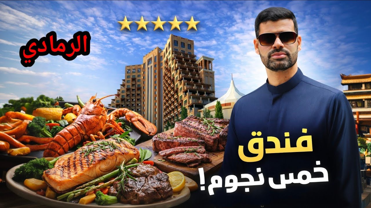 جربنا عيشة الأغنياء 24 ساعة في أرخص فندق 5 نجوم بالأنبار! 🤑🤯
