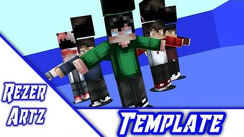 #7 intro Minecraft Para Template Dance Finesse Prisma3D | RezerArtz