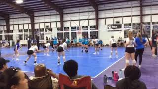 #16 DS pass to setter and backrow hit 2019