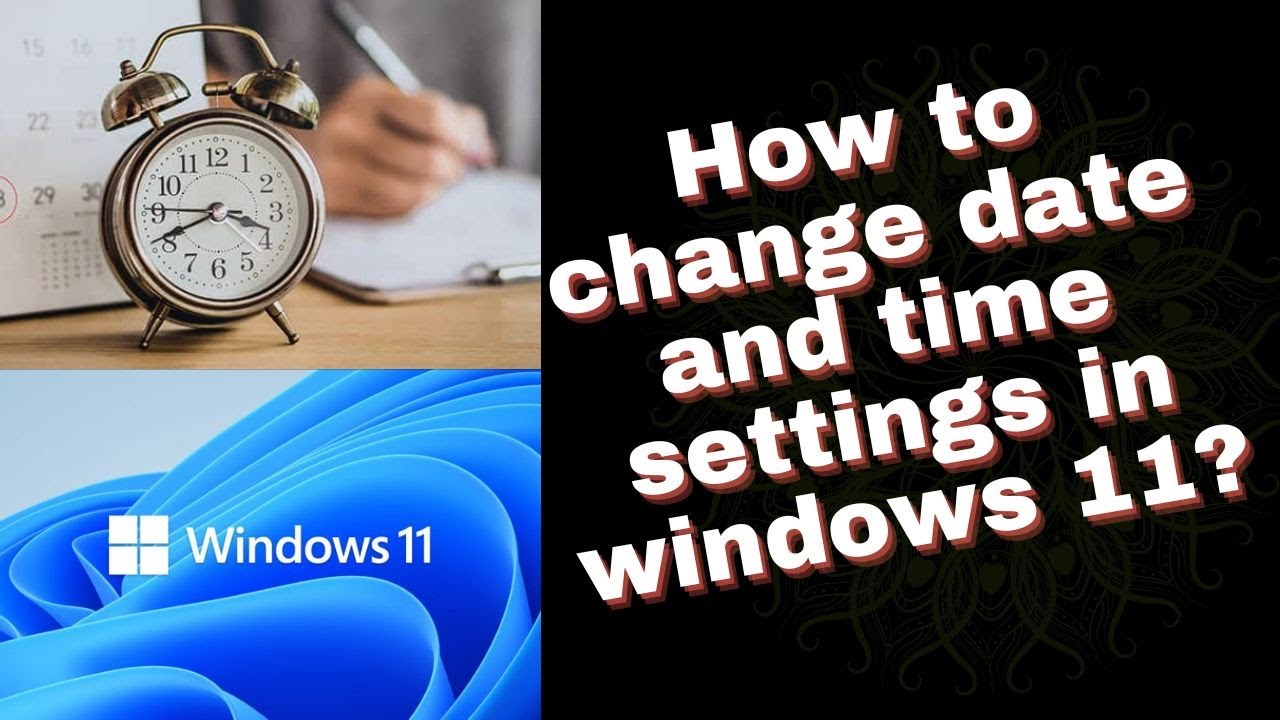 How to change date and time in Windows 11 #technology #windows - YouTube