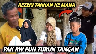 Percayalah! Kalau Sudah Rezeki Tak Akan ke Mana. Amel, Diki & Alpayat Dapat Sembako dari Hamba Allah